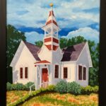 Oysterrville Church ~ Gail Alger ~ 22 x 30 ~ #12