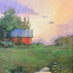 Daybreak at Smith Farm ~ 24 x 18 ~ Acrylic on Linen ~ J.M. Brodrick