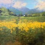 Summer Sunflowers ~ 24 x 18 ~ Acrylic on Linen ~ J.M. Brodrick