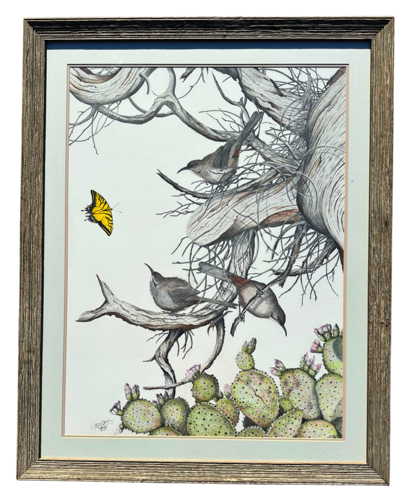 Ken Dust - Swallowtail Fly Bye - 38 x 49 - #146