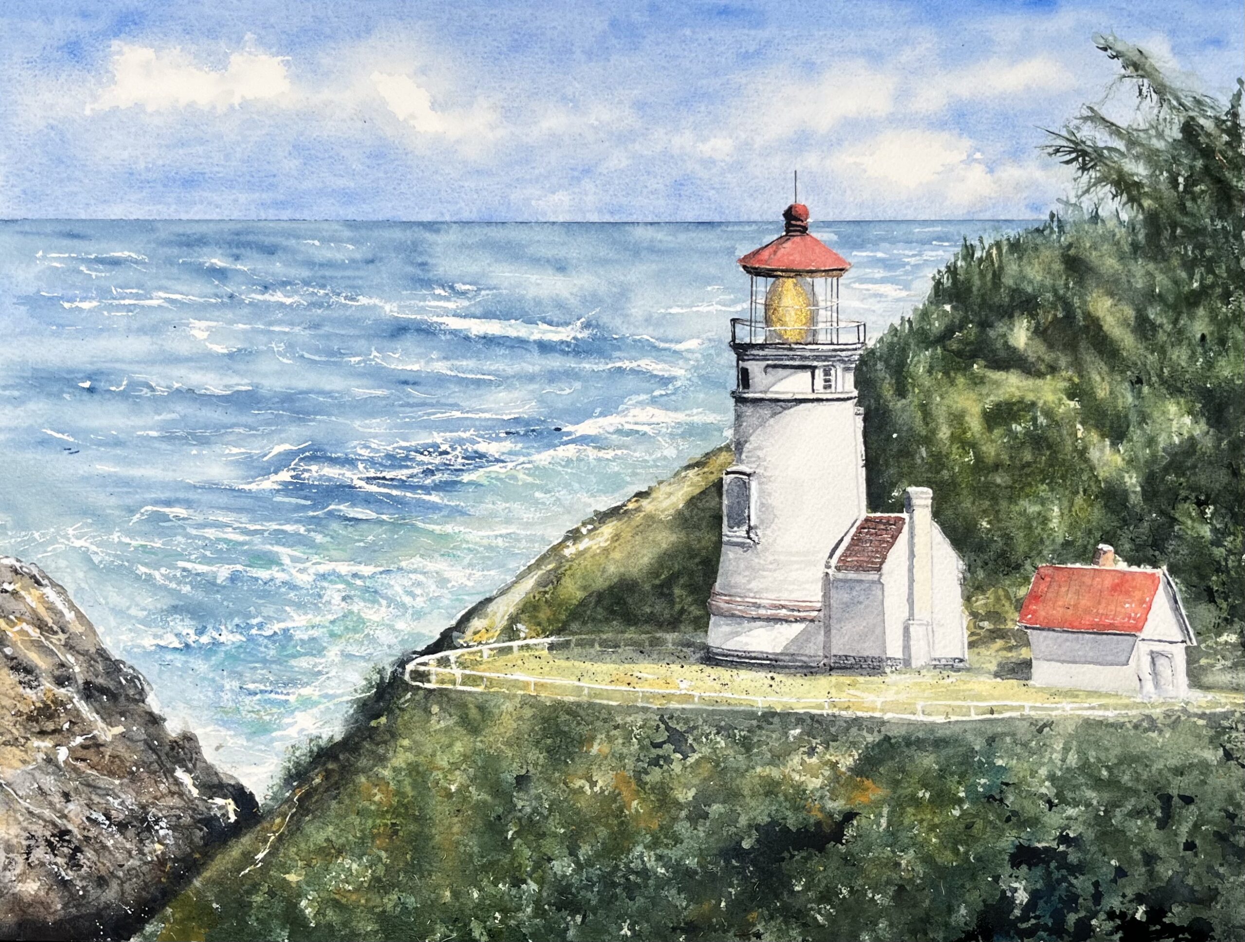 Heceta Head Lighthouse - Karen Leffler - 18 x 22 - #50