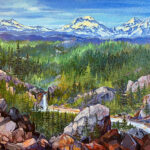 Bill Hamilton - Whychus Creek Over Look - 24x36 - #135