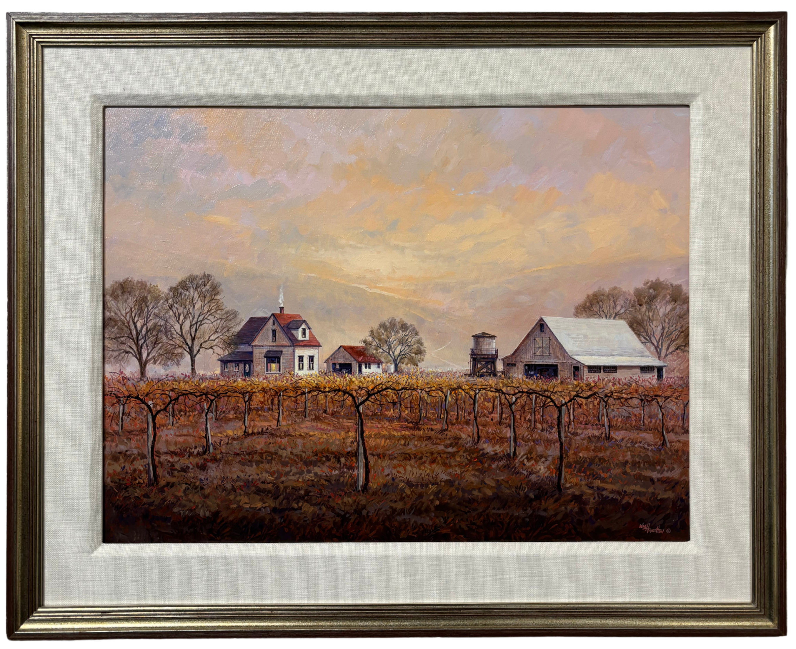 Bill Hamilton - Autum Vineyard - 18 x 24 - #41