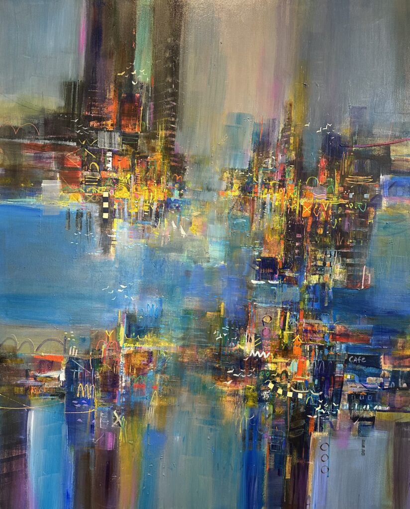 Earl Hamilton - City Nights City Lights III - 48 x 60 - #461