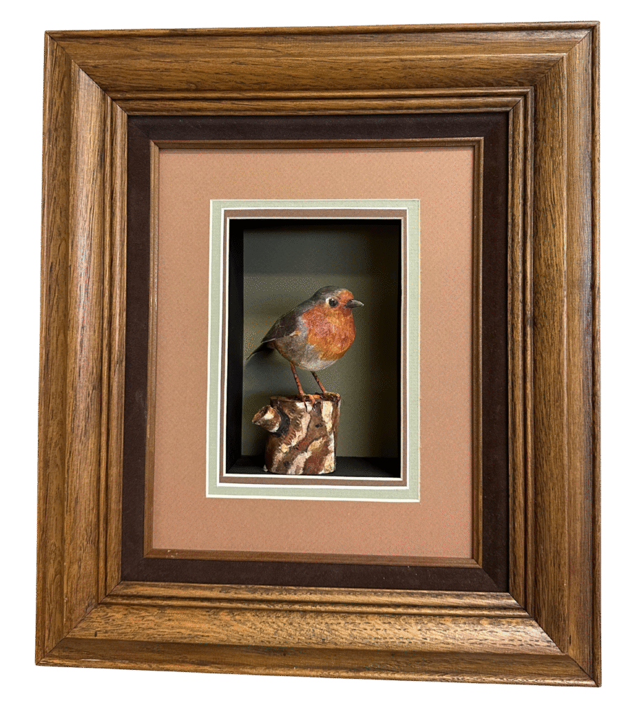 Tom Melhuse - European Robin - Painted Paper - #155