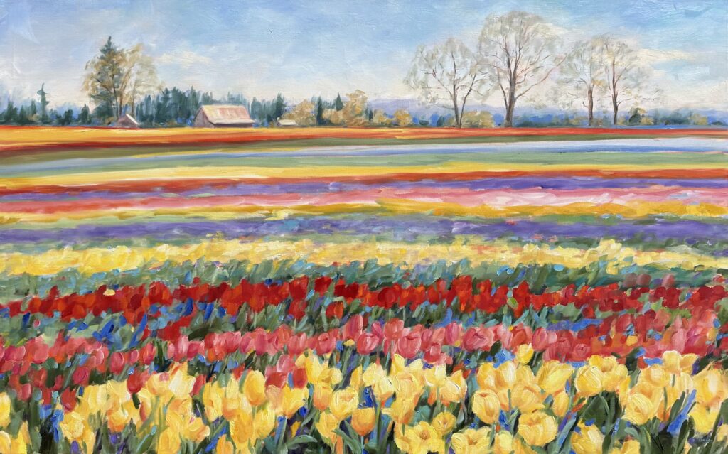 Nancy Tongue - Down in Front - Oil - 30 x 48 - #505