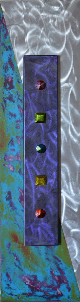 Tom & Jean Heffernan - Silence - 48" x 12" - Mixed Media Abstraction - #36